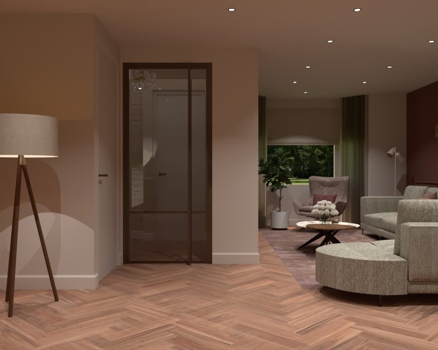 Stalen deur als sterk architecturaal element